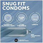 EXS Snug Fit - Kondomi, 12 kpl