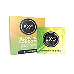 EXS Glowing - Kondomi, 3 kpl