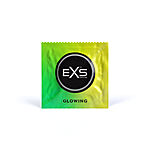 EXS Glowing - Kondomi, 3 kpl
