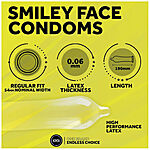 EXS Smiley Face - Kondomi, 12 kpl