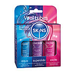 Skins Vital Lubes - Liukuvoidepakkaus, 3 x 12 ml 