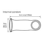 Pasante Internal - Sis�inen kondomi, 3 kpl