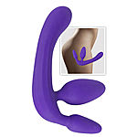 Strapless Strap-On Triple Teaser - Dildo