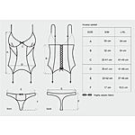 Obsessive - Musca Corset sukkanauhaliiviasu