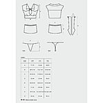 Obsessive - Student Costume 4 pieces