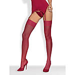 Obsessive - Stockings, burgundy