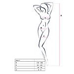 Passion BS017 - Catsuit, musta