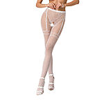 Passion S012 - Avosukkahousut, valkoinen