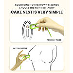 KOVIDA - 4-osainen kiihotinsetti kauko-ohjaimella, vihre