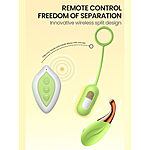 KOVIDA - 4-osainen kiihotinsetti kauko-ohjaimella, vihre