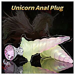 Alien Toys Unicorn - Anaalitappi timantilla