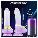 Alien Toys Mirabel - Fantasiadildo imukupilla ja rusetilla