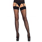 Tuotekuva - Leg Avenue - Fishnet stockings with wide band top