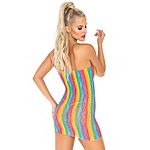 Leg Avenue - Rainbow tube dress