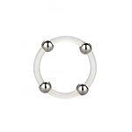 Silikoninen penisrengas metallikuulilla