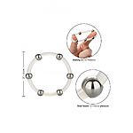 Silikoninen penisrengas metallikuulilla