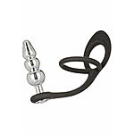 Star Fucker - Muotoiltu anaalitappi penis-kivesrenkaalla