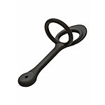 Star Fucker - Muotoiltu anaalitappi penis-kivesrenkaalla