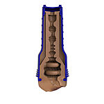 Fleshlight Boost Bang - Tekovagina, tumma