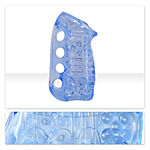 Fleshlight FleshSkins Grip Blue Ice - Masturbaattori