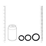 LEVELZ Wide O - Penisrengassetti, S/M/L