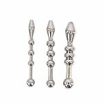 Kiotos Steel - Muotoillut penisplugit, 3 kpl 