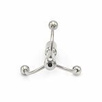 Kiotos Steel Grappling Hook - Ontto penisplugi 