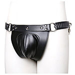 Chastity Pants - Nahkaiset siveyshousut
