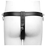 Chastity Pants - Nahkaiset siveyshousut
