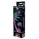 Glamour Glass Curved Wand - Tupladildo, M-koko