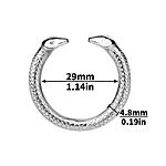 Kiotos - Metallinen terskarengas, hopea