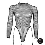 Le Desir - Pitkhihainen verkkobody, Plus Size