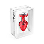 Diogol - Anni Round Red - anaalitappi, 2,5 cm