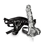Ultra Clear Dong with Harness, 7