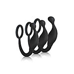 Jet Horny - Prostatastimulaattori penisrenkaalla, 3 kpl