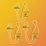 Jet Horny - Prostatastimulaattori penisrenkaalla, 3 kpl