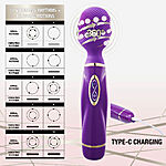 Spiral Caress - Wand-vibraattori py�rivill� helmill�