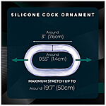 Nanma The Mightier - Silikoninen penisrengas, sile�