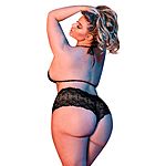 Exposed - Triangle Bra & Cheeky Short Set, QS