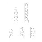 Ouch - Silicone USB-Rechargeable Anal Set