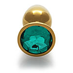 Ouch Emerald Green - Metallinen anaalitappi
