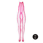 Ouch - UV-valossa hohtava catsuit, pinkki