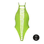 Ouch - UV-valossa hohtava halterneck-body, vihre
