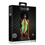 Ouch - UV-valossa hohtava halterneck-body, vihre