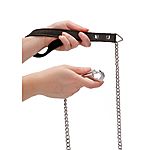 PAIN - Leather handle chain lead