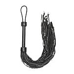 PAIN - Leather suede barbed wired flogger