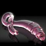 Icicles - Curved Double Pink Dildo