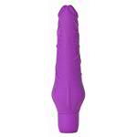 Silicone Penis Vibraattori, Lila