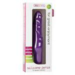 Silicone Penis Vibraattori, Lila