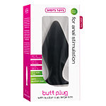 Anchor Butt Plug imukupilla, L musta
